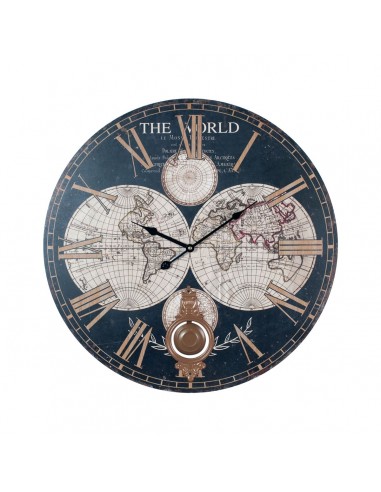 Reloj pared mundo 58cm
