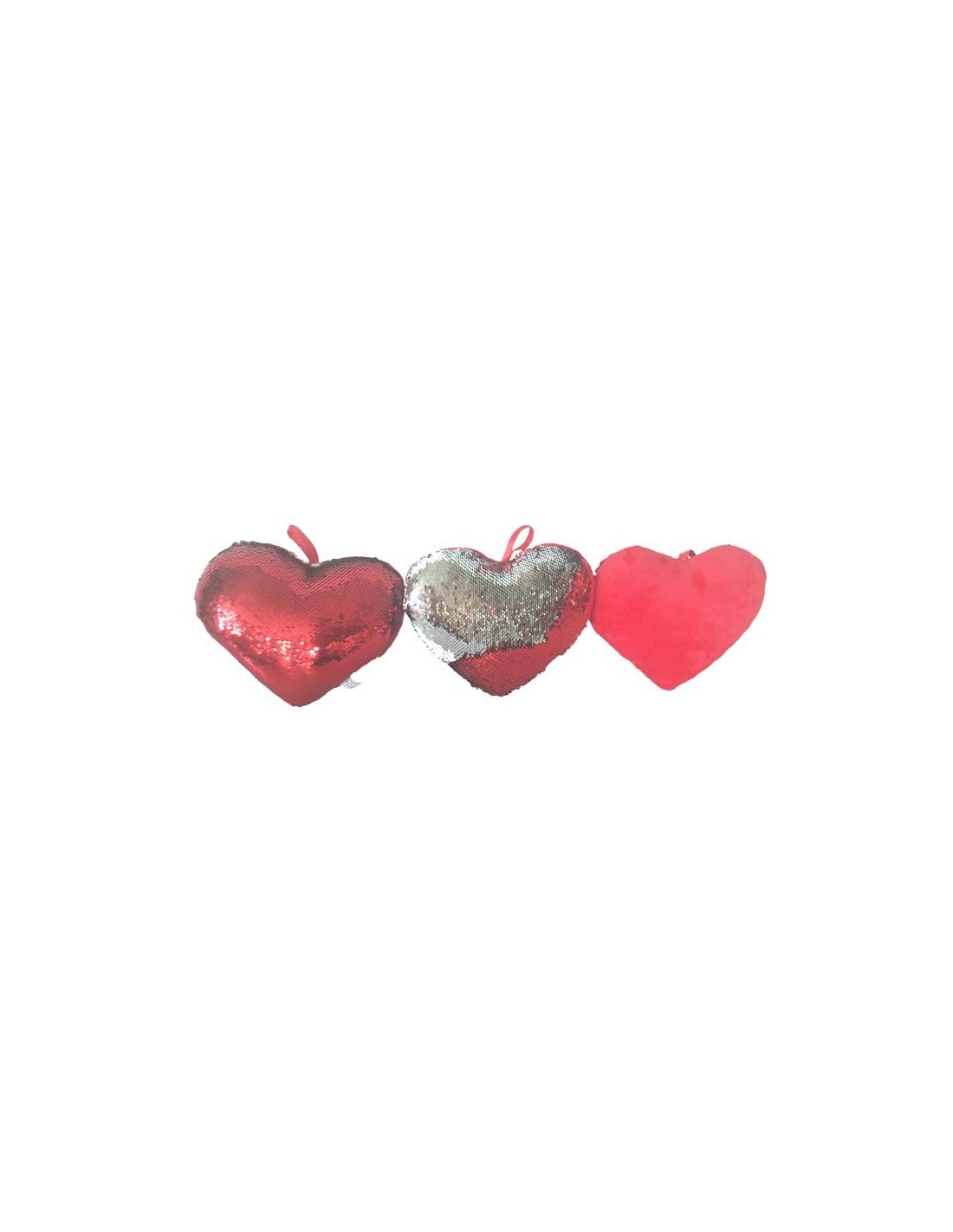 Cojín Corazón Lentejuelas 30 cm. Llopis 18171 - Juguetilandia
